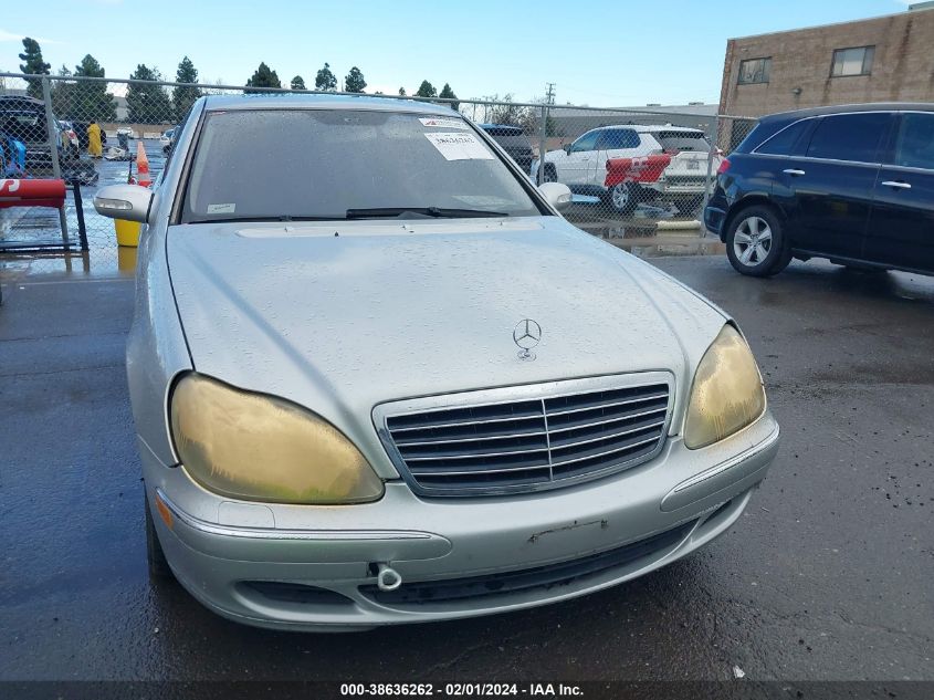 2004 Mercedes-Benz S 500 VIN: WDBNG75J14A415600 Lot: 38636262