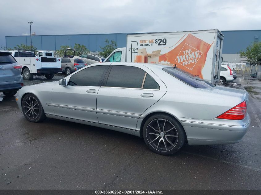 2004 Mercedes-Benz S 500 VIN: WDBNG75J14A415600 Lot: 38636262