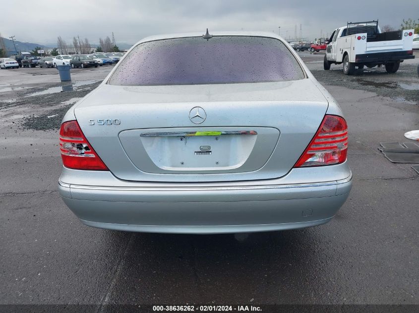 2004 Mercedes-Benz S 500 VIN: WDBNG75J14A415600 Lot: 38636262