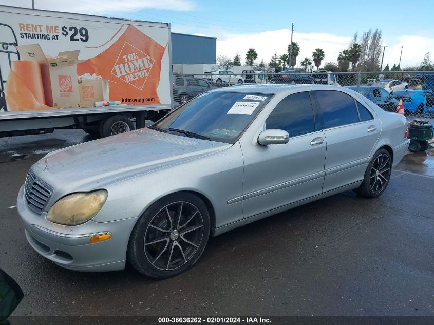 2004 Mercedes-Benz S 500 VIN: WDBNG75J14A415600 Lot: 38636262