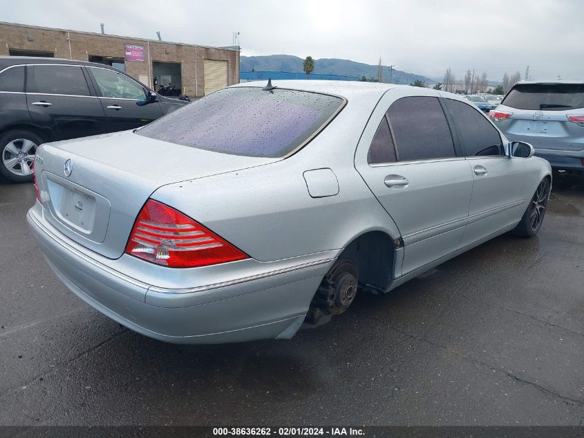 2004 Mercedes-Benz S 500 VIN: WDBNG75J14A415600 Lot: 38636262