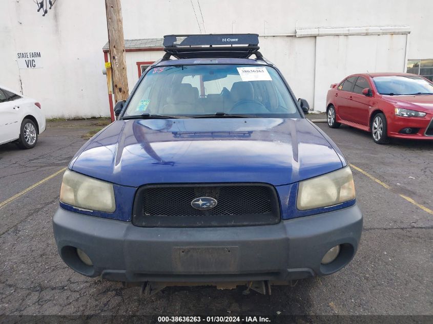 2003 Subaru Forester X VIN: JF1SG63613G705155 Lot: 38636263