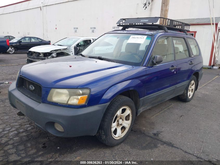 2003 Subaru Forester X VIN: JF1SG63613G705155 Lot: 38636263