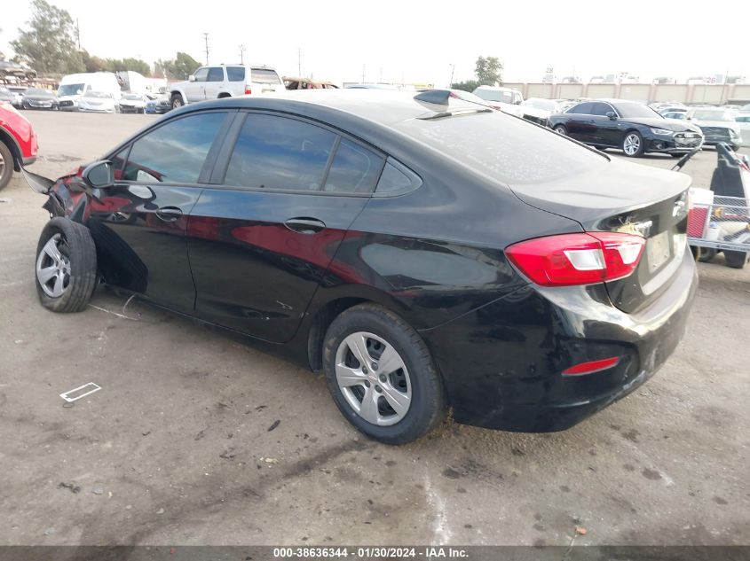 2018 Chevrolet Cruze Ls Auto VIN: 1G1BC5SM1J7236722 Lot: 38636344