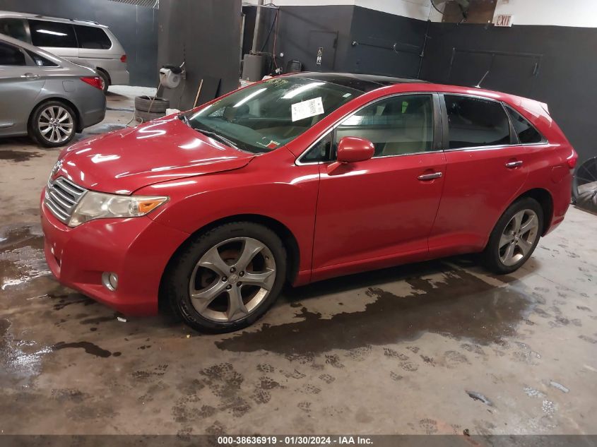 2010 Toyota Venza Base V6 VIN: 4T3BK3BB4AU041201 Lot: 38636919