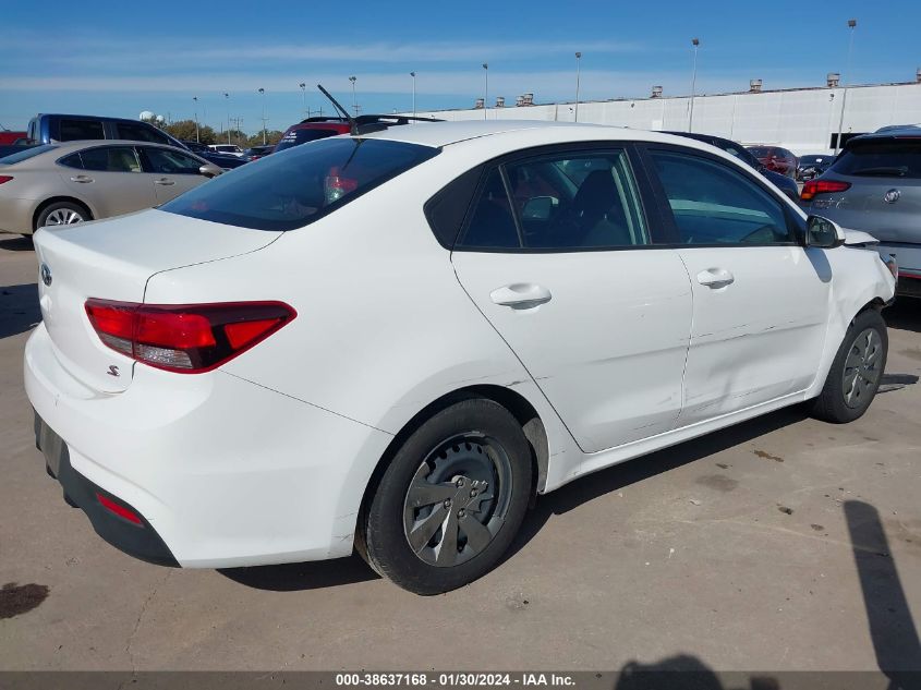 2020 Kia Rio S VIN: 3KPA24AD9LE354621 Lot: 38637168