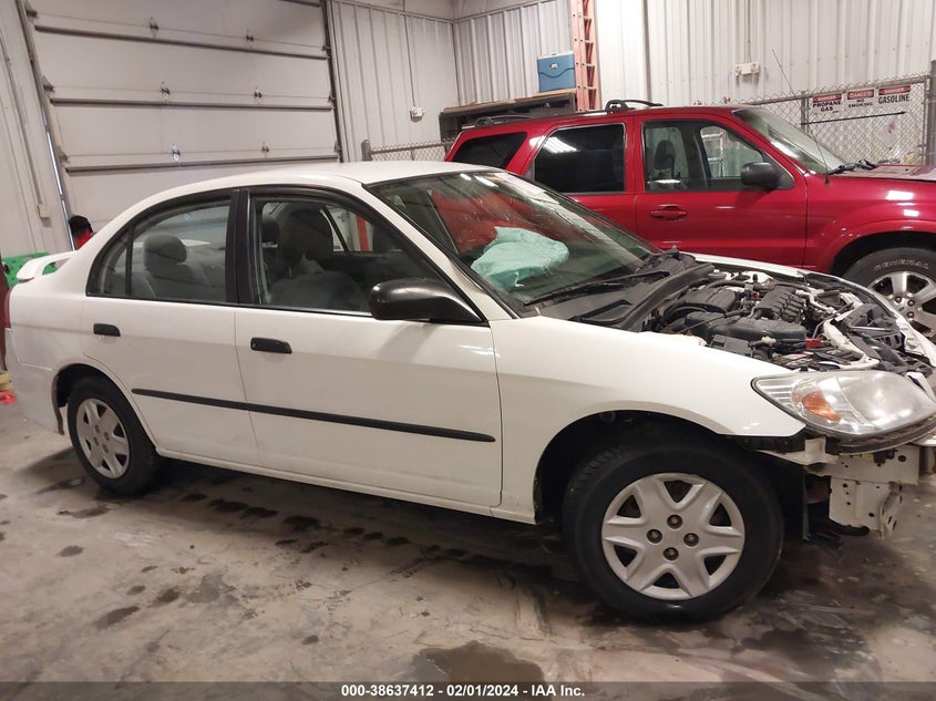 2004 Honda Civic Vp VIN: 1HGES16454L005815 Lot: 38637412