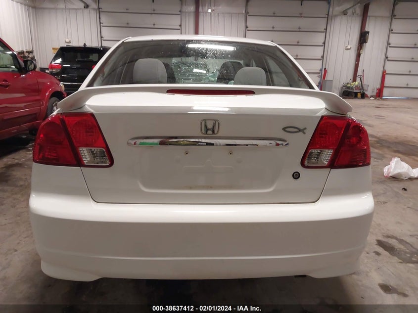 2004 Honda Civic Vp VIN: 1HGES16454L005815 Lot: 38637412