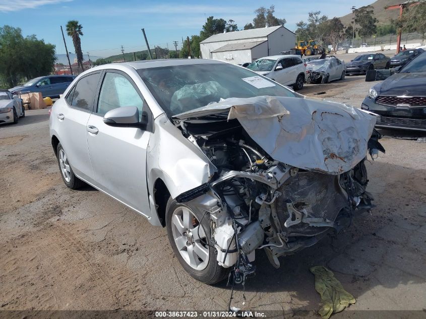 2016 Toyota Corolla S Plus VIN: 5YFBURHE1GP515705 Lot: 38637423