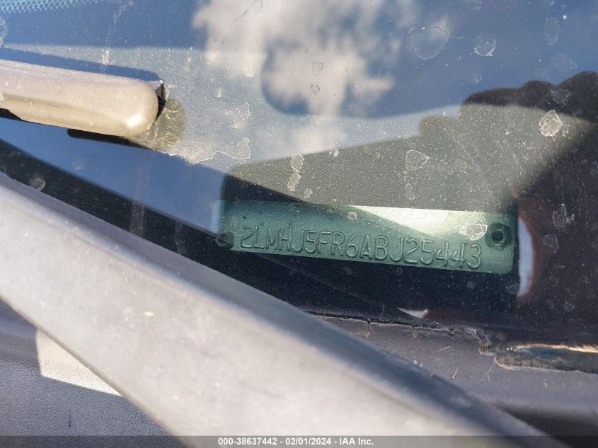 2010 Lincoln Mkt VIN: 2LMHJ5FR6ABJ25443 Lot: 38637442