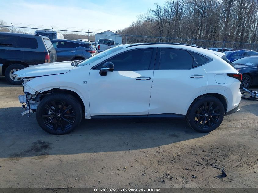 2022 Lexus Nx 350 F Sport Handling VIN: 2T2KGCEZ8NC003721 Lot: 38637550