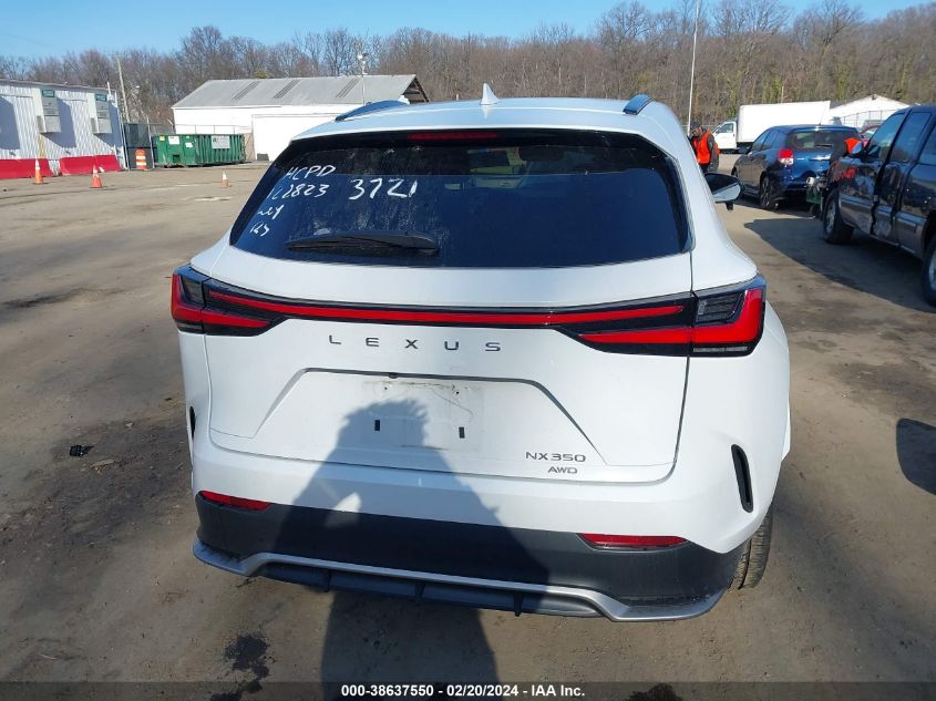 2022 Lexus Nx 350 F Sport Handling VIN: 2T2KGCEZ8NC003721 Lot: 38637550