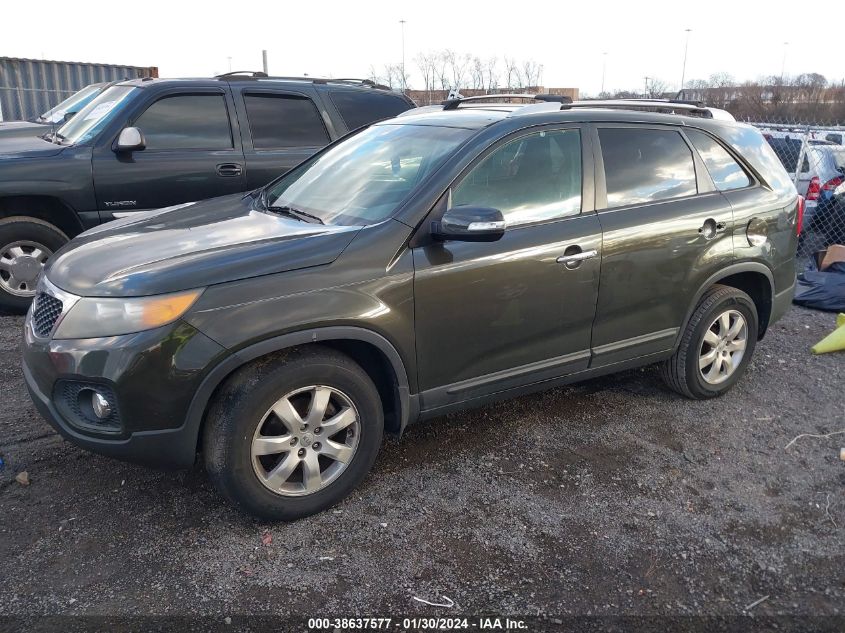 2012 Kia Sorento Lx VIN: 5XYKT4A6XCG210470 Lot: 38637577