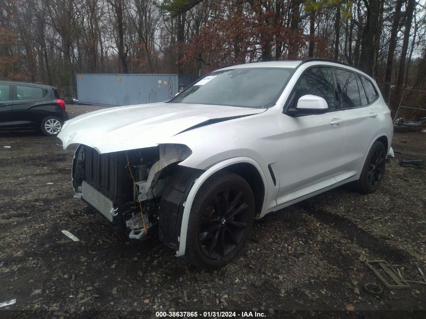 2023 BMW X3 xDrive30I VIN: 5UX53DP09P9R94243 Lot: 38637865