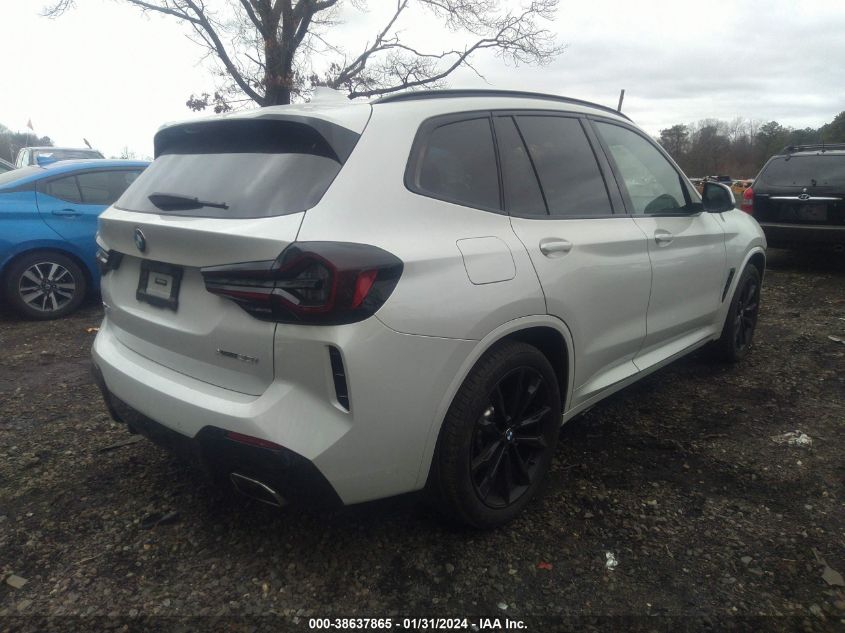 2023 BMW X3 xDrive30I VIN: 5UX53DP09P9R94243 Lot: 38637865