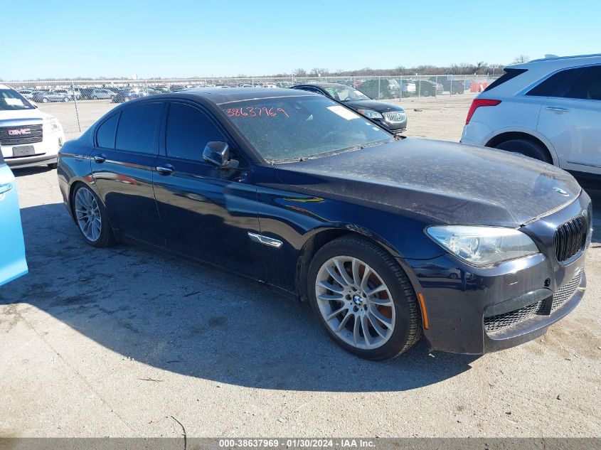 2013 BMW 750I xDrive VIN: WBAYB6C54DD223838 Lot: 38637969