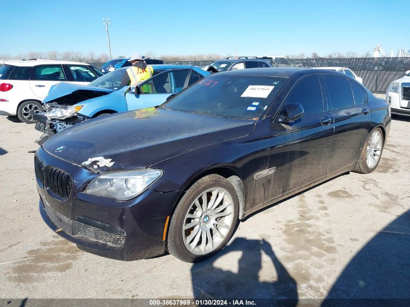 2013 BMW 750I xDrive VIN: WBAYB6C54DD223838 Lot: 38637969