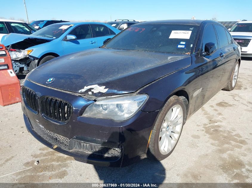 2013 BMW 750I xDrive VIN: WBAYB6C54DD223838 Lot: 38637969