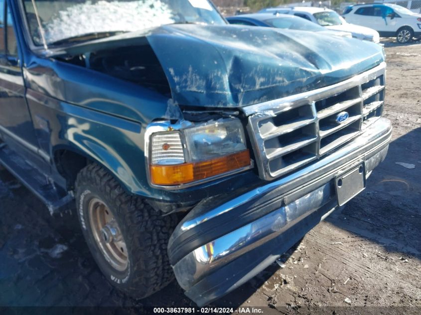 1995 Ford Bronco U100 VIN: 1FMEU15H8SLA61575 Lot: 38637981