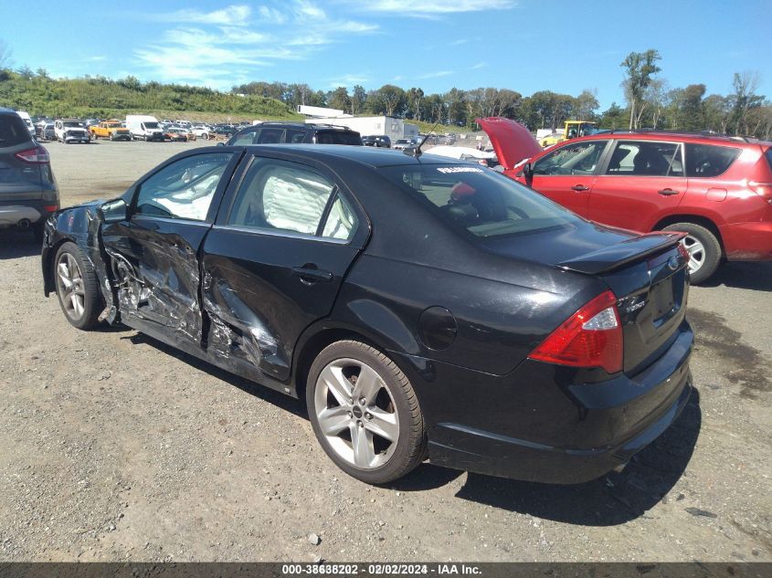 3FAHP0KC4CR153884 2012 Ford Fusion Sport