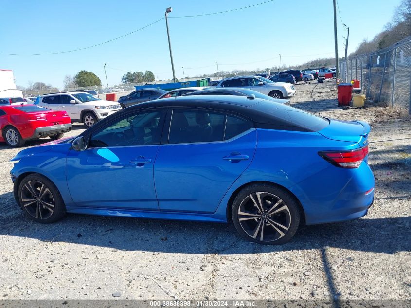 2021 Nissan Sentra Sr Xtronic Cvt VIN: 3N1AB8DV4MY205256 Lot: 38638398