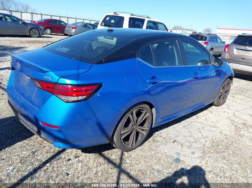 2021 Nissan Sentra Sr Xtronic Cvt VIN: 3N1AB8DV4MY205256 Lot: 38638398