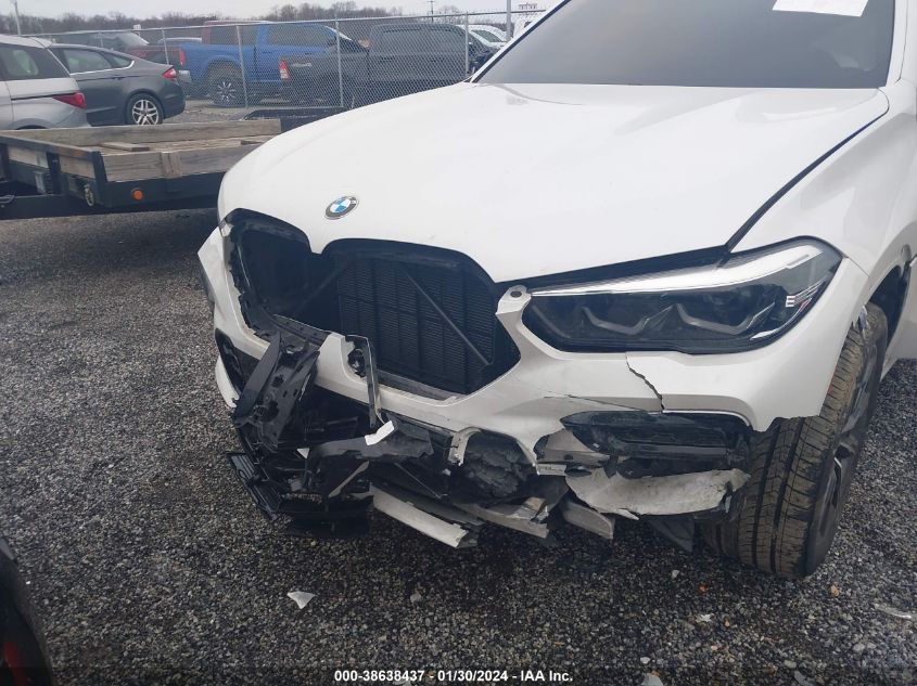 VIN 5UXCY6C03N9K75352 2022 BMW X6, Xdrive40I no.6