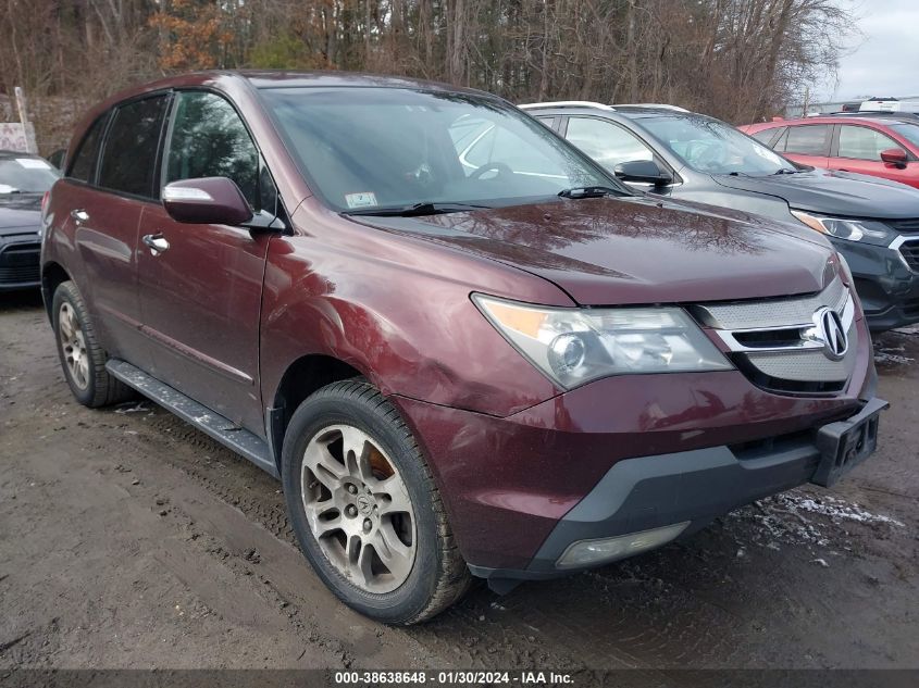 2008 Acura Mdx Technology Package VIN: 2HNYD28398H527196 Lot: 38638648