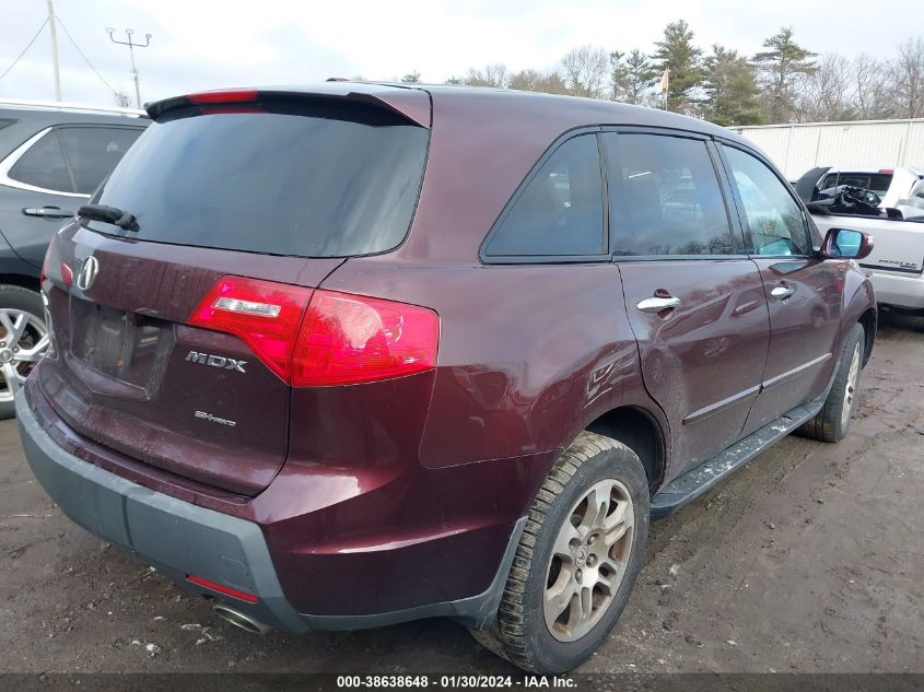 2008 Acura Mdx Technology Package VIN: 2HNYD28398H527196 Lot: 38638648