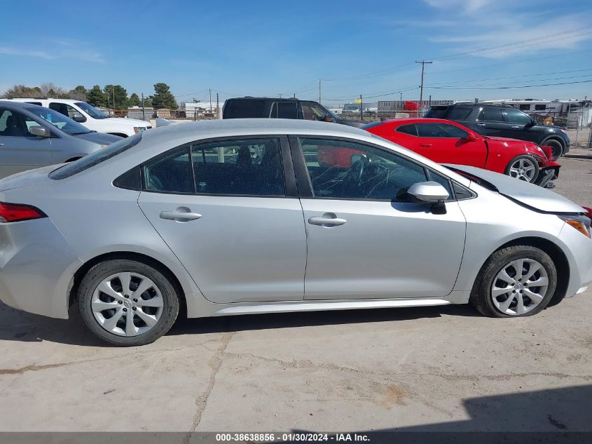 2021 Toyota Corolla Le VIN: 5YFEPMAE9MP190976 Lot: 38804866