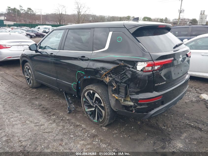 2022 Mitsubishi Outlander Es 2.5 S-Awc VIN: JA4J4TA80NZ053535 Lot: 38639265