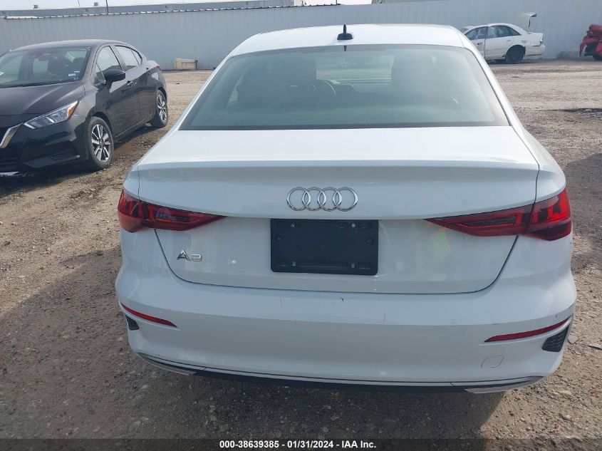 2022 Audi A3 Premium 40 Tfsi Front-Wheel Drive S Tronic VIN: WAUAUDGY4NA037451 Lot: 38639385