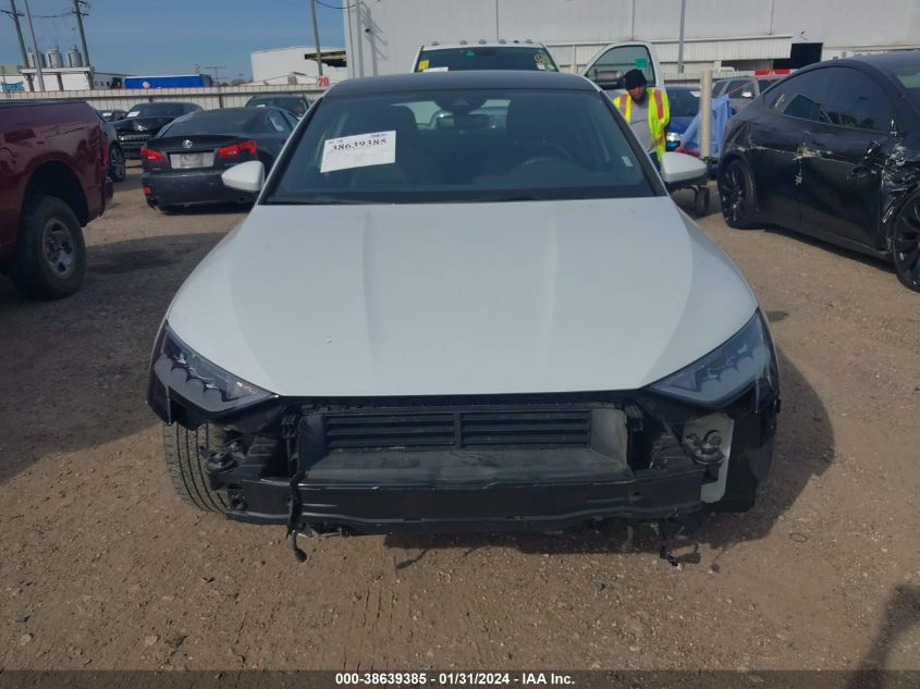 2022 Audi A3 Premium 40 Tfsi Front-Wheel Drive S Tronic VIN: WAUAUDGY4NA037451 Lot: 38639385