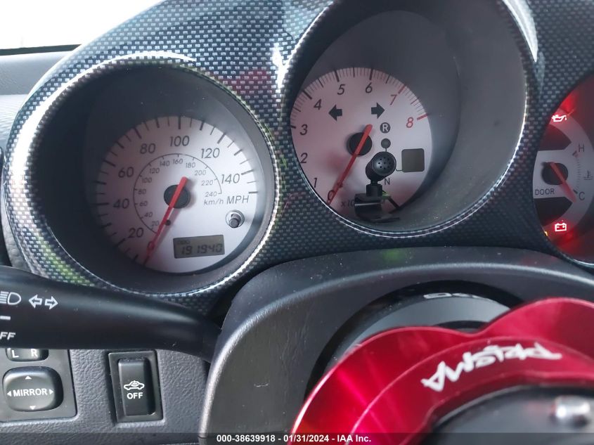 2004 Toyota Mr2 Spyder VIN: JTDFR320140069512 Lot: 38639918