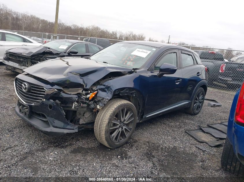 2017 Mazda Cx-3 Grand Touring VIN: JM1DKFD77H0149569 Lot: 38640068