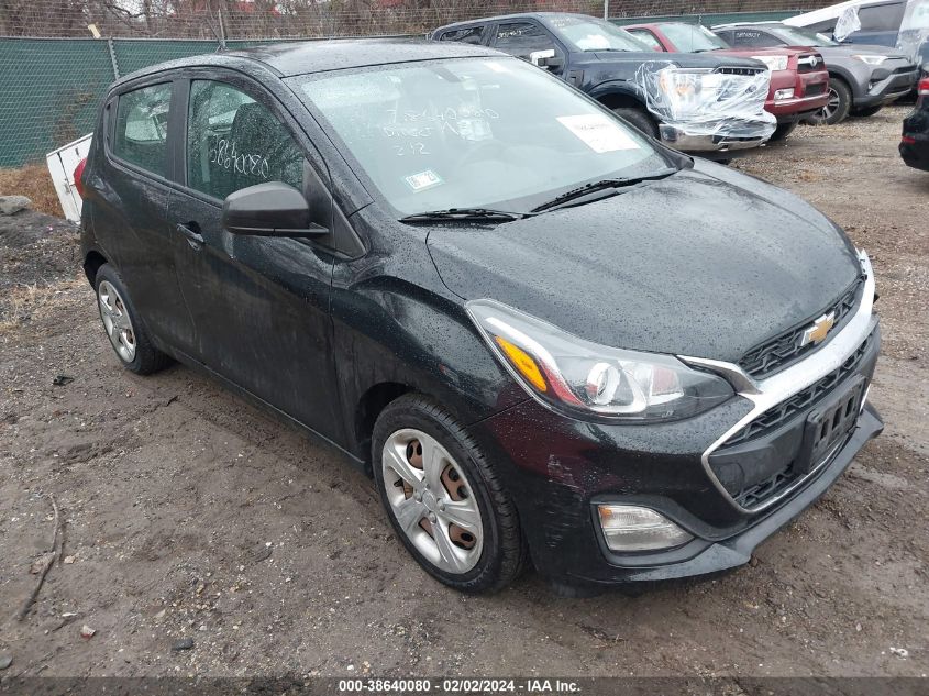 2019 Chevrolet Spark Ls Cvt VIN: KL8CB6SA0KC706539 Lot: 38640080