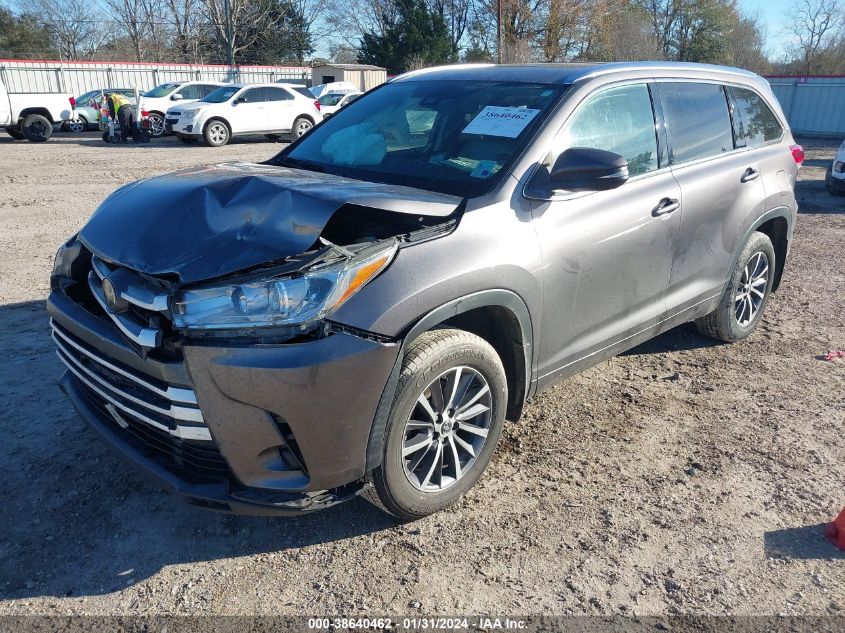 2017 Toyota Highlander Xle VIN: 5TDJZRFH8HS521116 Lot: 38640462