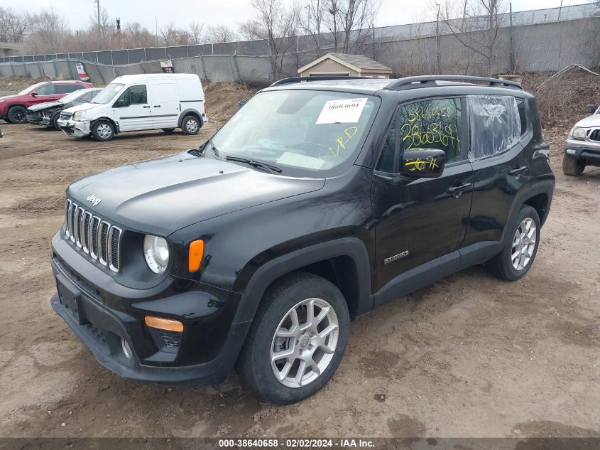 2020 Jeep Renegade Latitude 4X4 VIN: ZACNJBBB5LPL02019 Lot: 38640658