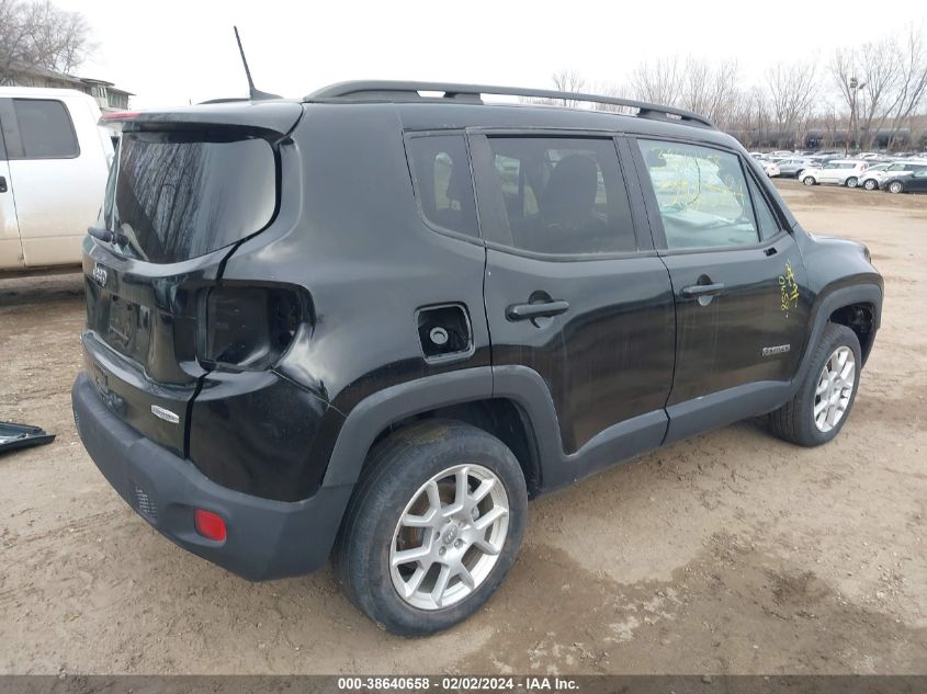 2020 Jeep Renegade Latitude 4X4 VIN: ZACNJBBB5LPL02019 Lot: 38640658