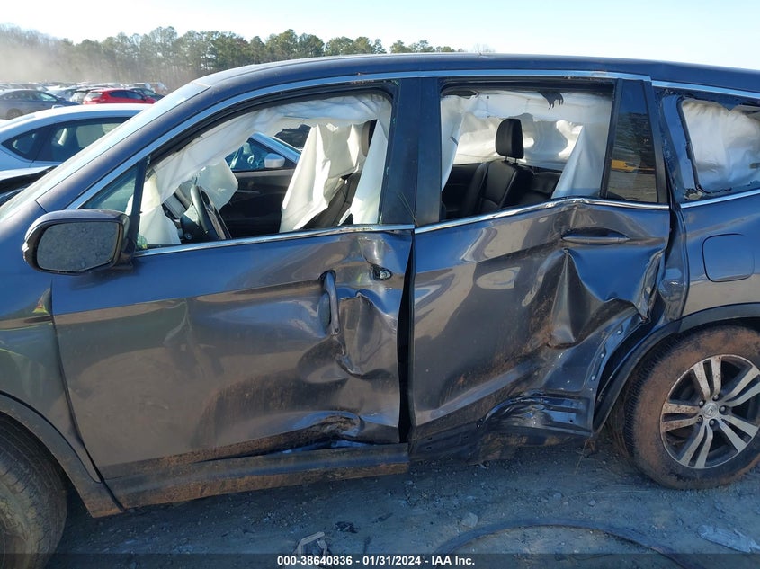 2017 Honda Pilot Ex-L VIN: 5FNYF6H5XHB050874 Lot: 43803765