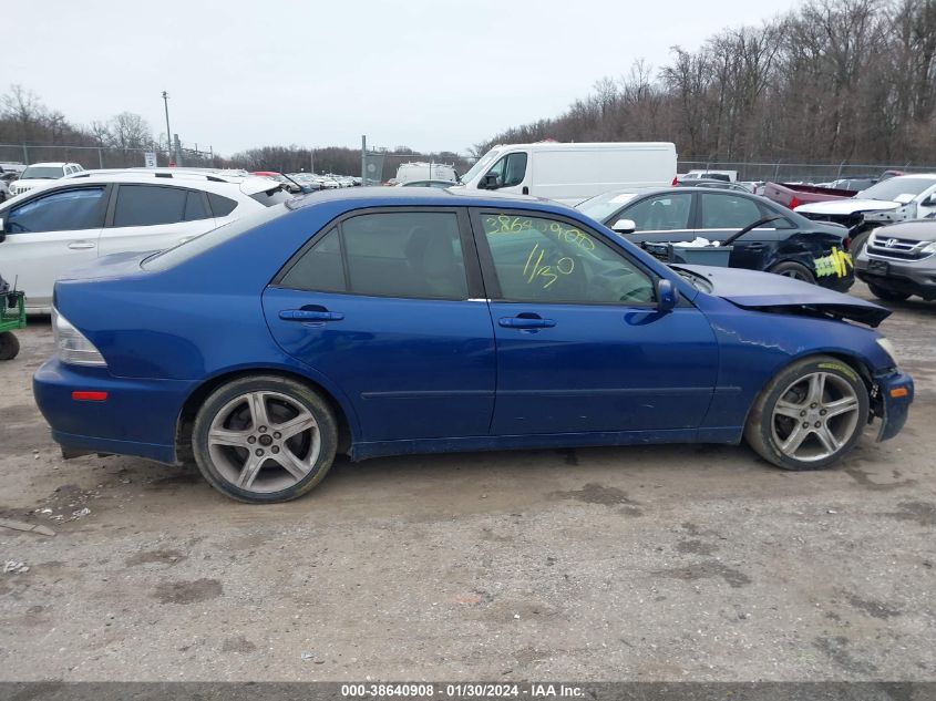 2001 Lexus Is 300 Base (A5) VIN: JTHBD182110020119 Lot: 38640908