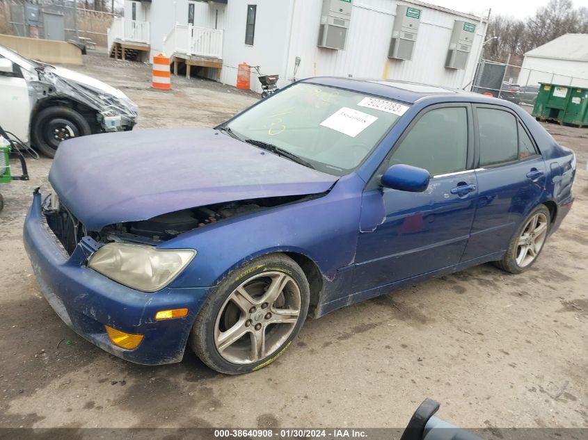 2001 Lexus Is 300 Base (A5) VIN: JTHBD182110020119 Lot: 38640908