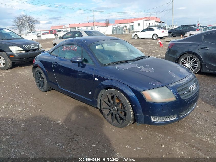 2003 Audi Tt 1.8L VIN: TRUWT28N331016209 Lot: 38640920