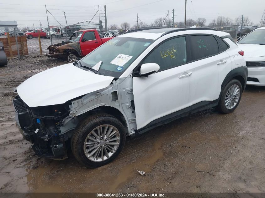 2021 Hyundai Kona Sel Plus VIN: KM8K62AA9MU752297 Lot: 38641253