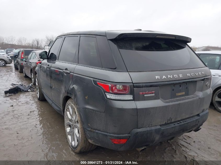 2014 Land Rover Range Rover Sport 5.0L V8 Supercharged VIN: SALWR2TF9EA350510 Lot: 38641273