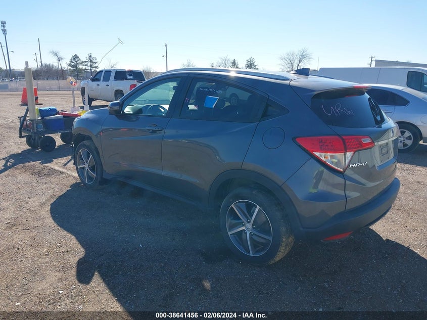 VIN 3CZRU6H54MM740209 2021 HONDA HR-V AWD EX