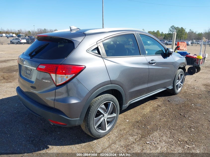 VIN 3CZRU6H54MM740209 2021 HONDA HR-V AWD EX