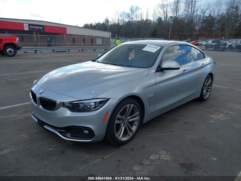 2018 BMW 430I Gran Coupe VIN: WBA4J1C56JBG80522 Lot: 38641804