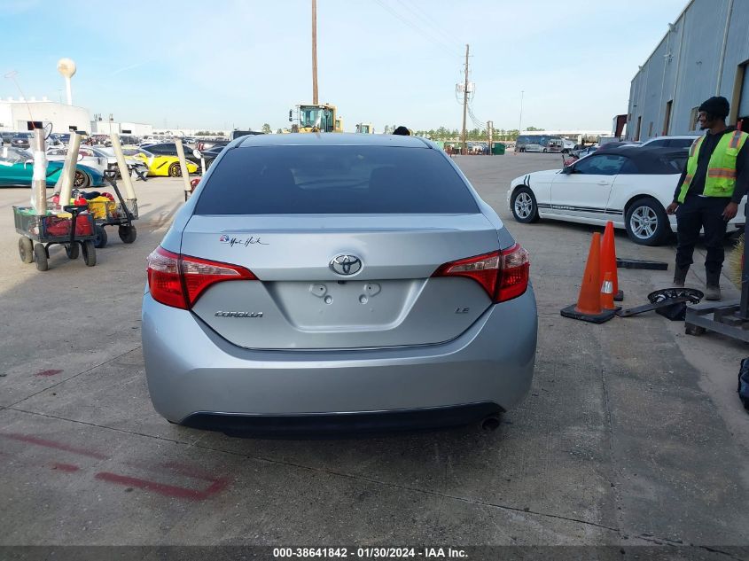 2017 Toyota Corolla Le VIN: 5YFBURHE9HP625631 Lot: 38641842