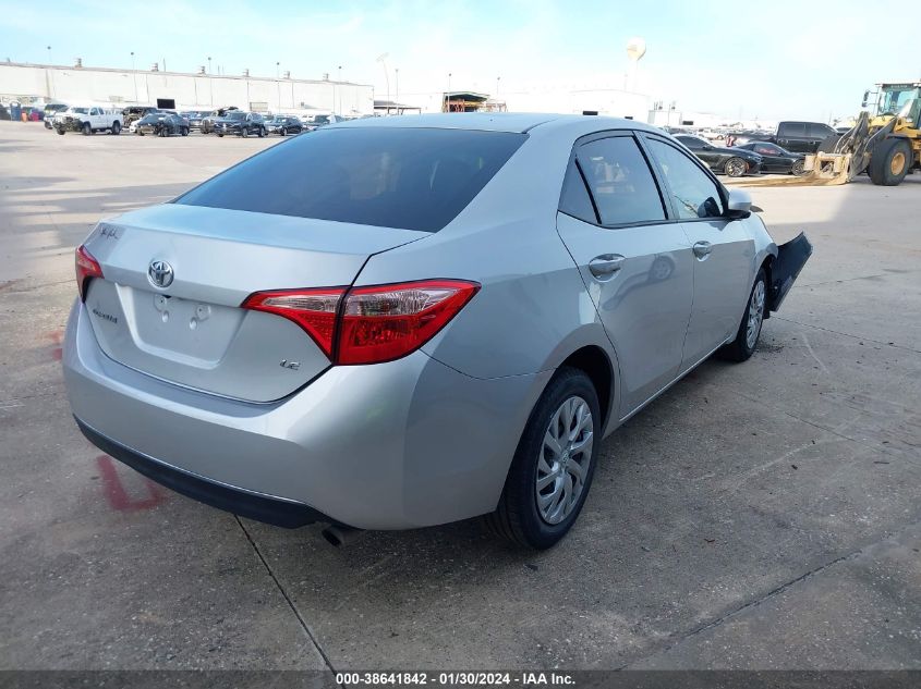 2017 Toyota Corolla Le VIN: 5YFBURHE9HP625631 Lot: 38641842